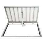 Stainless Steel STANDARD ELECTRO Floor Hatch with Electric Actuator