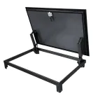 Insulated Steel Floor Hatch LIFT with Tread Plate