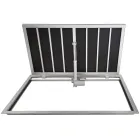 Stainless Steel STANDARD ELECTRO Floor Hatch with Electric Actuator