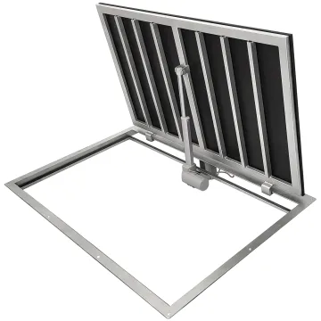 Stainless Steel STANDARD ELECTRO Floor Hatch with Electric Actuator