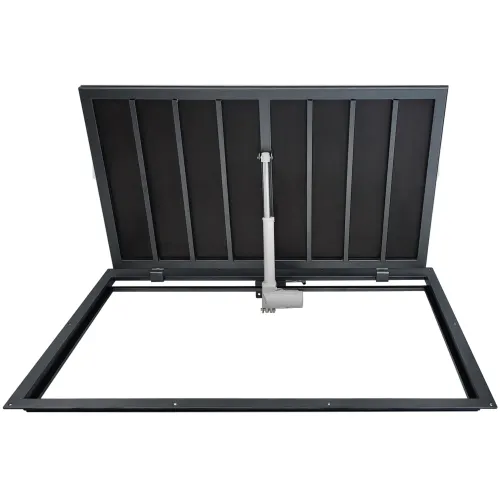 Floor steel hatch STANDARD ELECTRO with electric actuator Floor steel hatch STANDARD ELECTRO with electric actuator