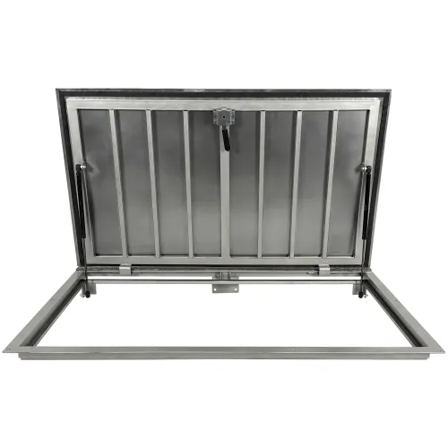 Stainless Steel Floor Hatch with Tread Plate STANDARD Stainless Steel Floor Hatch with Tread Plate STANDARD