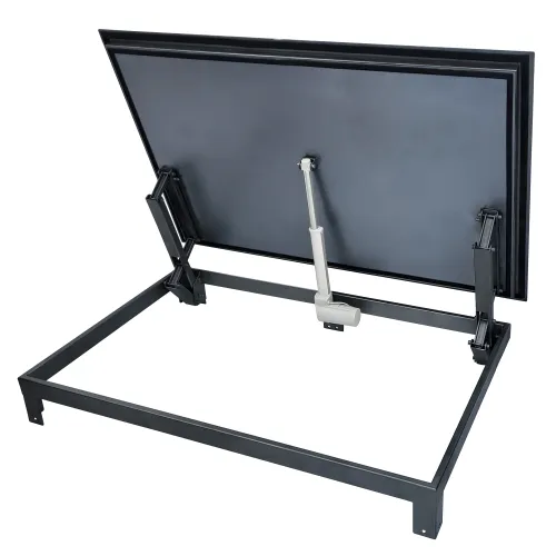 Insulated Stainless Steel Floor Hatch LIFT ELECTRO with Tread Plate and Electric Actuator Insulated Stainless Steel Floor Hatch LIFT ELECTRO with Tread Plate and Electric Actuator