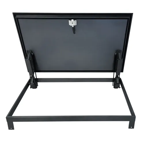 Insulated Stainless Steel Floor Hatch LIFT OUTDOOR with Tread Plate Insulated Stainless Steel Floor Hatch LIFT OUTDOOR with Tread Plate