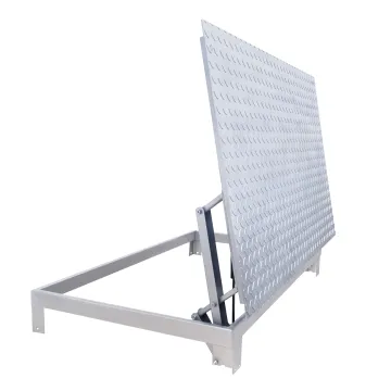 Stainless steel floor hatch LIFT with tread plate