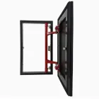 Wall-Mounted Steel Inspection Hatch with 3D Adjustment