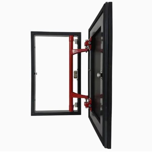 Wall-Mounted Steel Inspection Hatch with 3D Adjustment Wall-Mounted Steel Inspection Hatch with 3D Adjustment