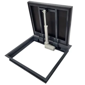 Floor steel hatch INCANTO ELECTRO with electric actuator
