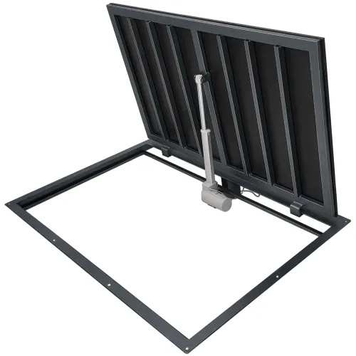 Stainless Steel STANDARD ELECTRO Floor Hatch with Electric Actuator Stainless Steel STANDARD ELECTRO Floor Hatch with Electric Actuator