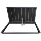 Stainless Steel STANDARD ELECTRO Floor Hatch with Electric Actuator