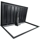 Floor Steel Hatch STANDARD ELECTRO with Tread Plate and Electric Actuator