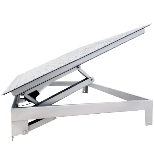Stainless Steel Floor Hatch LIFT ELECTRO with Tread Plate and Electric Actuator