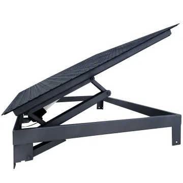 Floor steel hatch LIFT ELECTRO with a tread plate and electric actuator