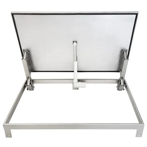 Insulated Stainless Steel Floor Hatch LIFT ELECTRO with Electric Actuator