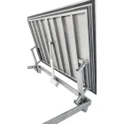 Stainless Steel Floor Hatch LIFT OUTDOOR ELECTRO with Tread Plate and Electric actuator
