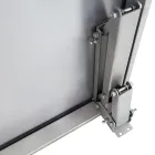 Insulated stainless steel floor hatch LIFT OUTDOOR ELECTRO with electric actuator