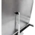 Insulated stainless steel floor hatch STANDARD OUTDOOR ELECTRO with electric actuator