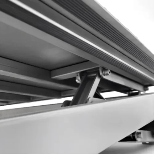 Stainless Steel Floor Hatch LIFT OUTDOOR ELECTRO with Tread Plate and Electric actuator