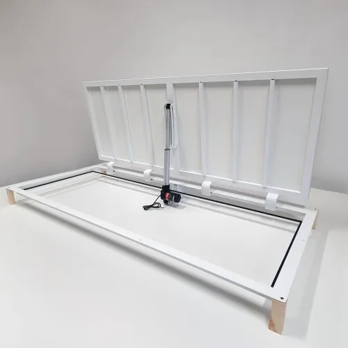 Bodenluke aus Stahl STANDARD ELECTRO mit Еlektrischer Aktor