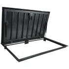 Outdoor floor steel hatch with tread plate STANDARD OUTDOOR