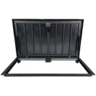 Outdoor floor steel hatch with tread plate STANDARD OUTDOOR