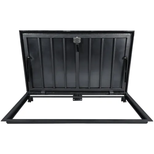 Outdoor floor steel hatch with tread plate STANDARD OUTDOOR
